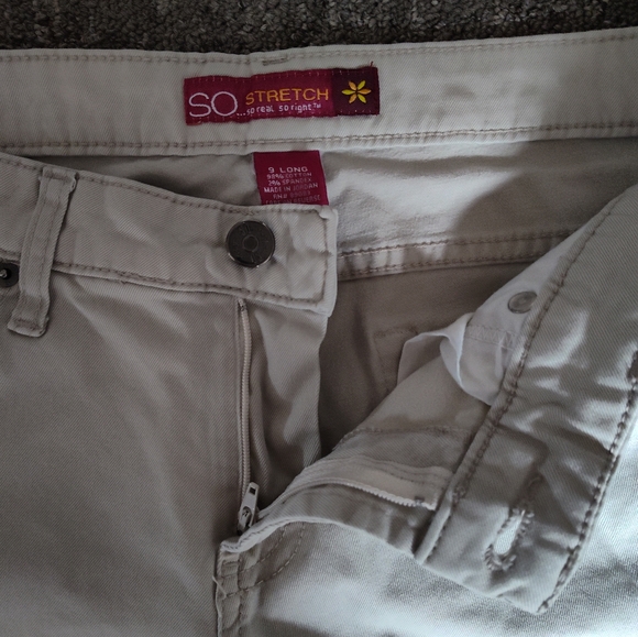 Stylish Cream Bootcut Pants - Picture 2 of 3